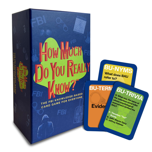 You've Got a Gift: HMDYRK FBI-Themed Card Game!