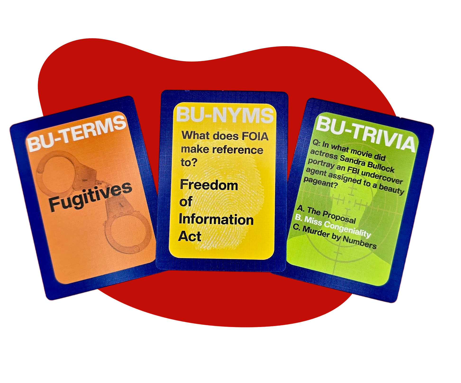 Three card samples from the How Much Do You Really Know? card game